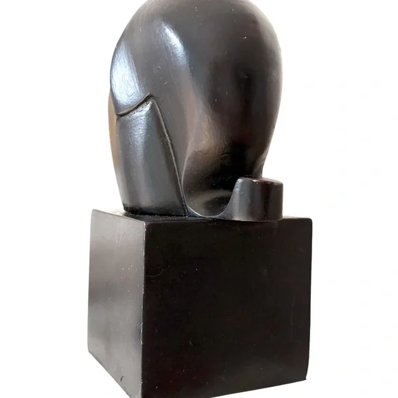elephant WEST ELM figure black mid-century abstract 3x6.5 Ferdinand Parpan - Picture 11 of 13